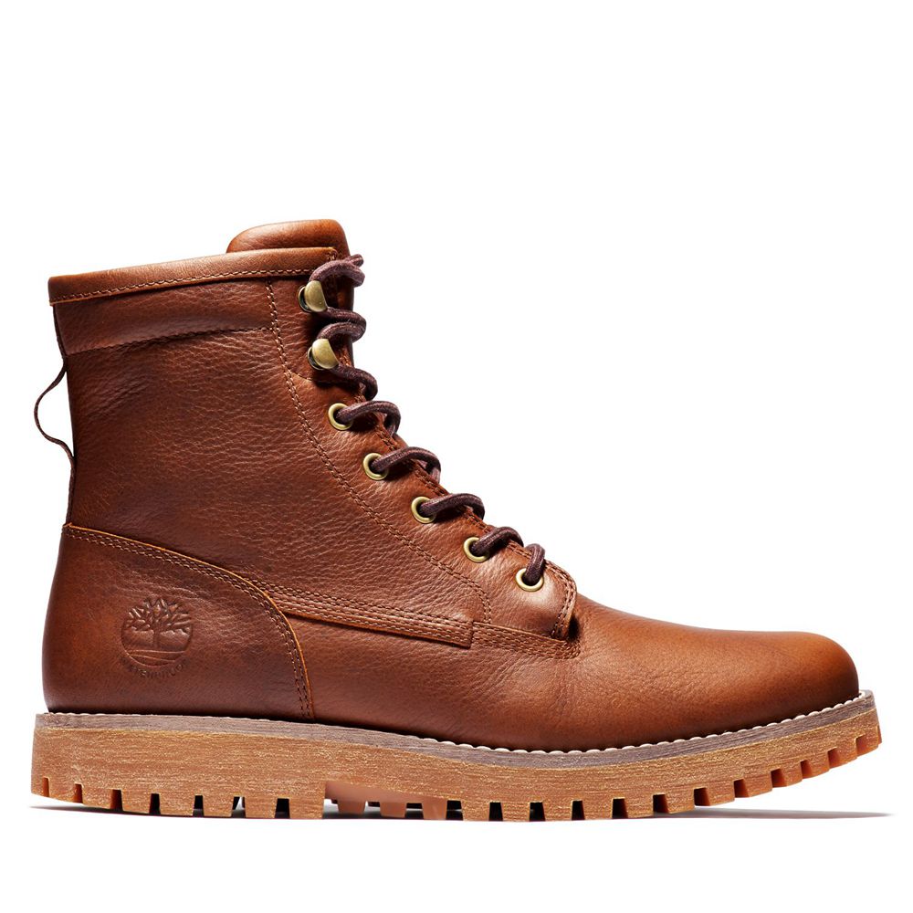 Botas de Nieve Timberland Argentina Hombre - Jackson's Landing Waterproof - Marrones - BGRKSA-540